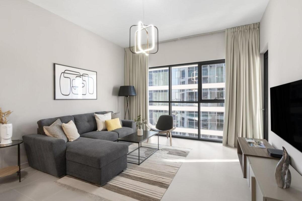 Ferienwohnung Silkhaus Design 1Bdr With Burj Khalifa View In New Tower Dubai Exterior foto